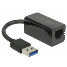 Adaptador Delock 65903 USB 2.0 Conector USB-A Toma RJ45 12.7 Cm