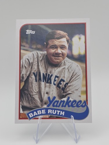 Lou Gehrig, Babe Ruth #89DH-2 2023 Topps Archives 1989 Doubleheaders card
