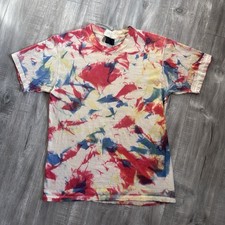 VINTAGE 90s SINGLE STITCH MADE IN USA TIE DYE T SHIRT SIZE MEDIUM