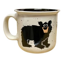 Lazy One Black Bear Coffee Mug Mama Bear 12 Oz Cup Ceramic