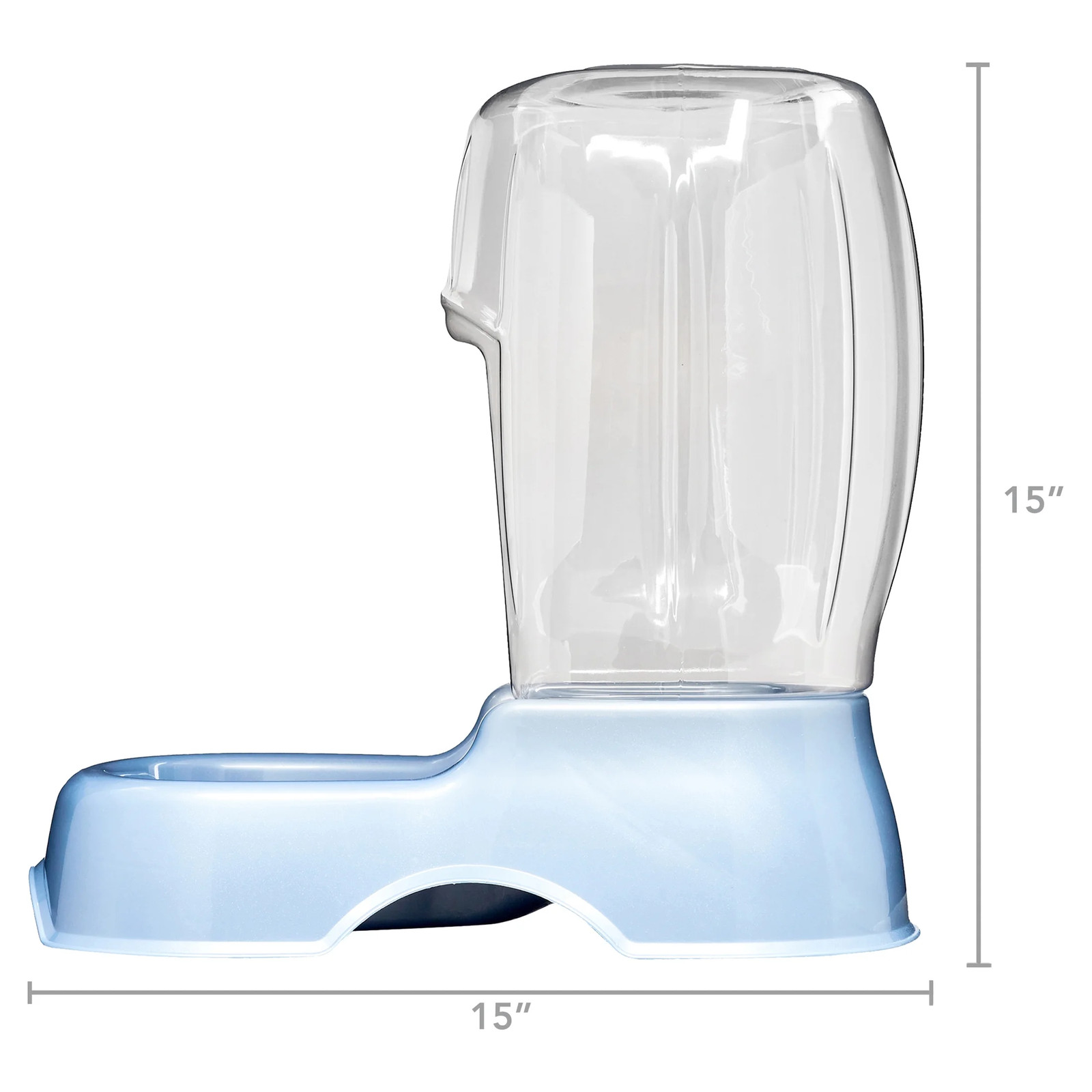 Pet Caf&eacute; Gravity Waterer Water Bowl Station for Dogs and Cats, 3 Gallon