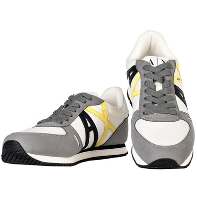 A|X ARMANI EXCHANGE Herren Sneaker Low - Schnür-Schuh, Retro, Logo, 41-46