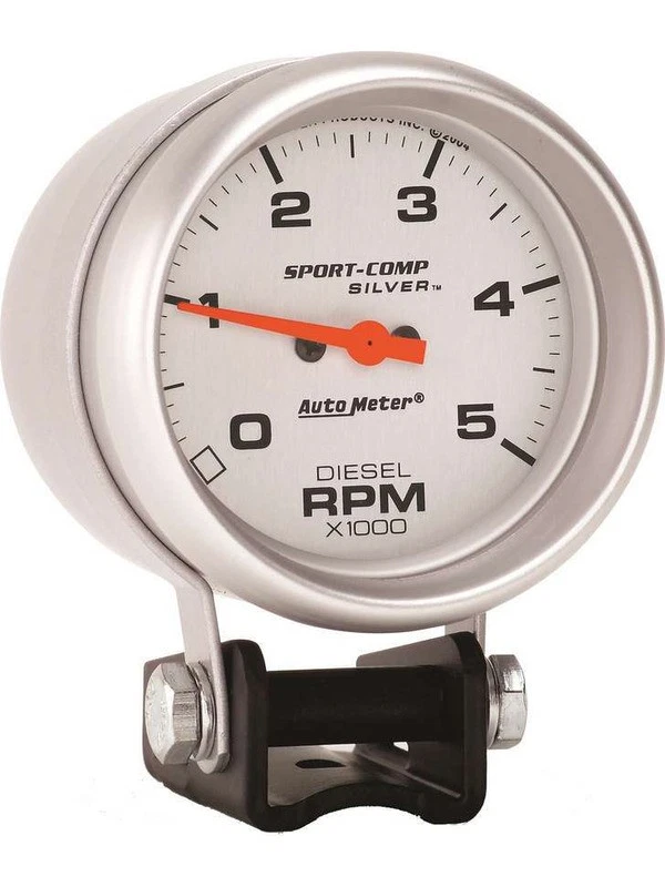 Auto Meter 2-5/8 Pedestal Tachometer, 0-5,000 RPM, Ultra-Lite (3788) - Image 2 of 4