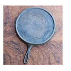 Wagner Ware Fat Free Fryer Cast Iron 1102A Sidney O Pan Skillet Griddle Pan 11"
