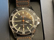 Mido Ocean Star Tribute Special Edition Diver Watch Black 2 Straps 4