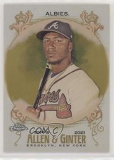 2021 Topps Allen & Ginter Chrome Gold Refractor 11/50 Ozzie Albies #43 6ns