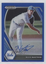 2021 Panini Prizm Draft Picks Blue 13/99 Nick Nastrini #PDP131 Auto nd3