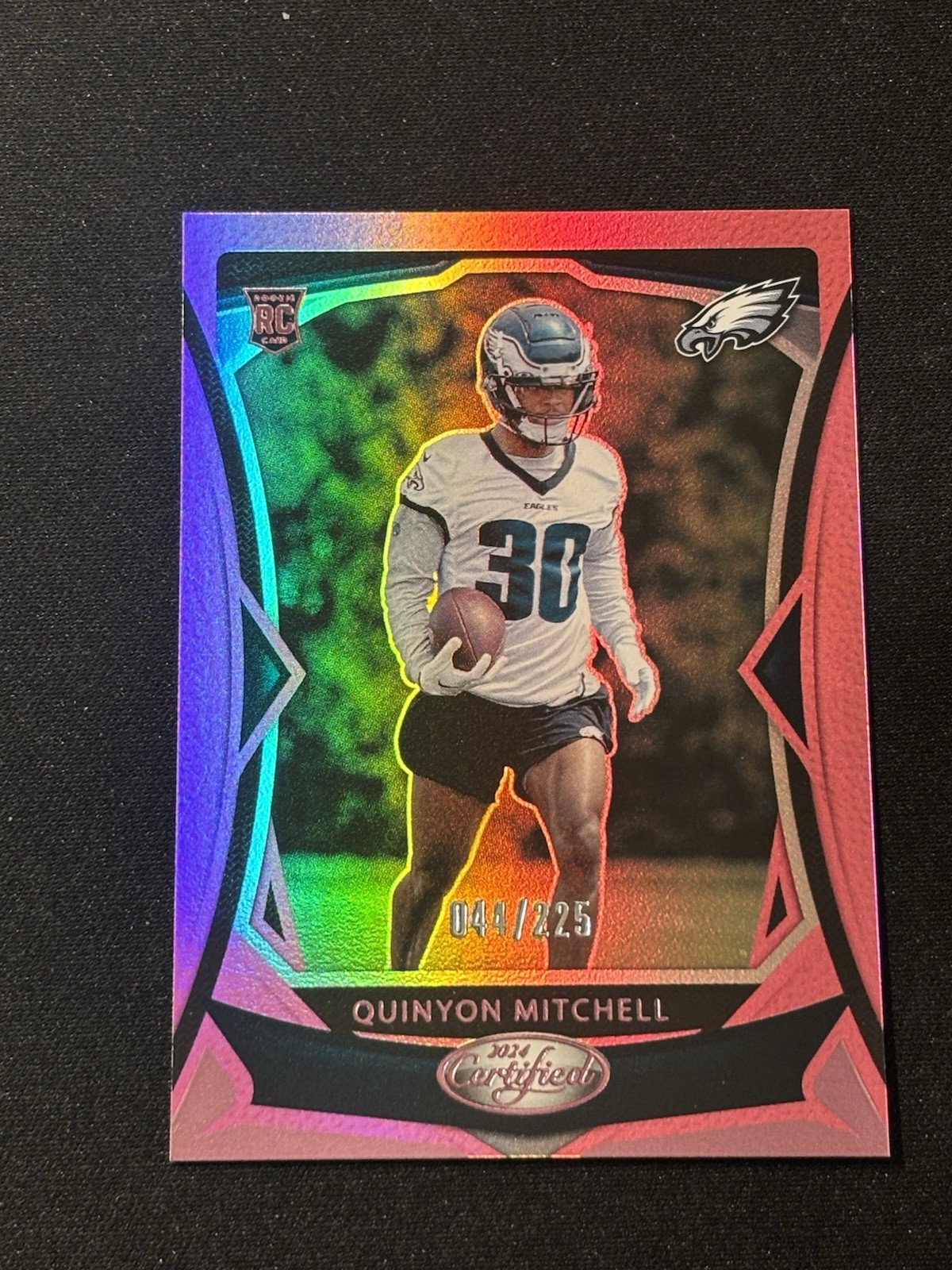 2024 Panini Certified Quinyon Mitchell #116 Rookies Pink Mirror /225 (RC)