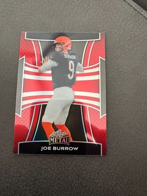 Joe Burrow Red Black Checkerboard Prizm Parallel 15/25 Cincinnati Bengals