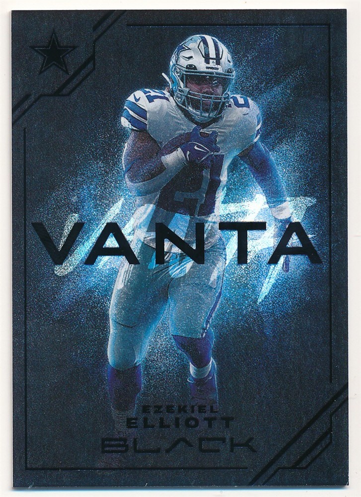 EZEKIEL ELLIOTT 2022 PANINI BLACK 9 VANTA CASE HIT INSERT DALLAS COWBOYS RARE SP