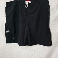 POLO Ralph Lauren Black Shorts Swimwear Drawstring Men's Big  Tall 3XB/3TG
