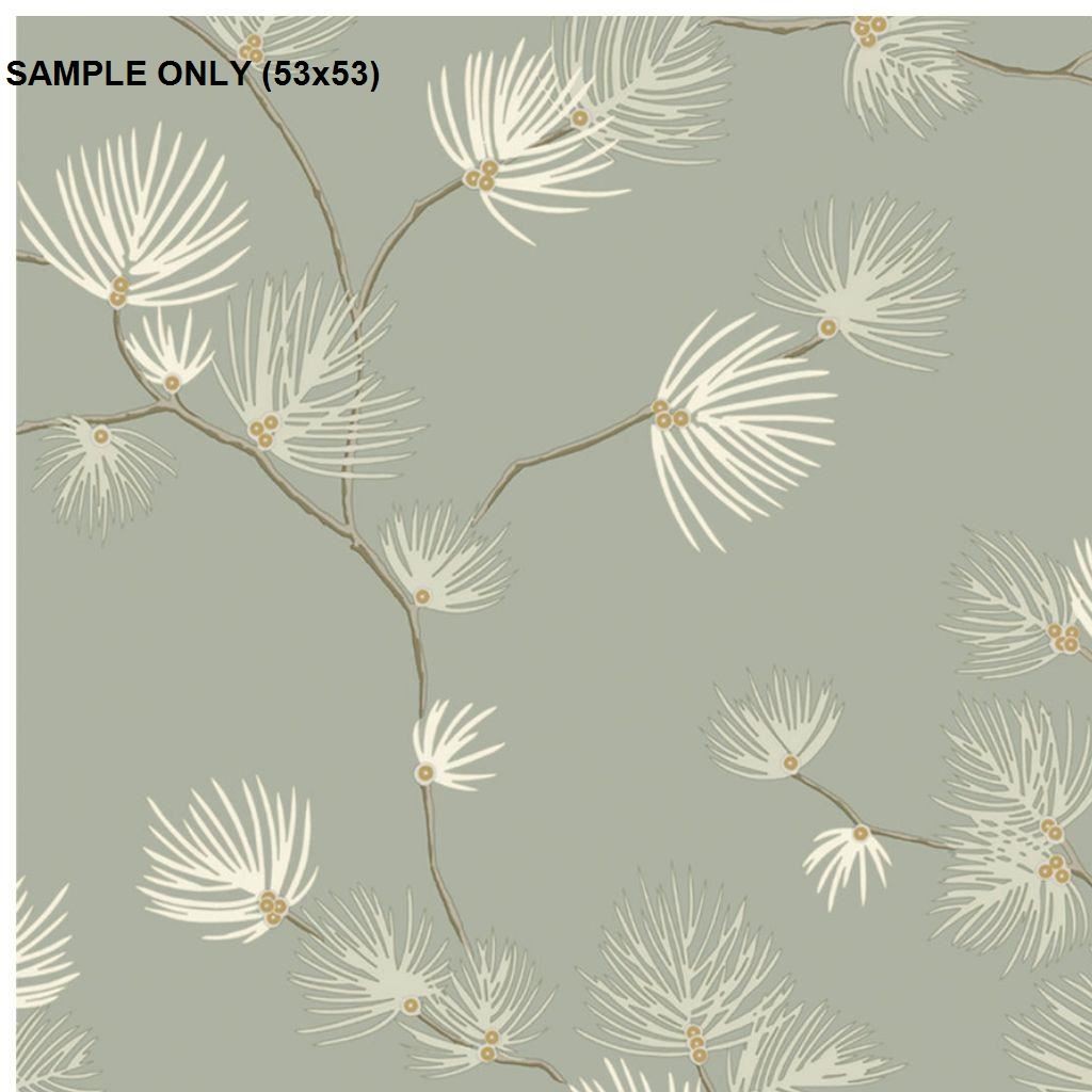 ** SAMPLE Belgravia Valentino Pine Trail Sage Wallpaper (53x53)