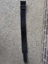 Cardillo Black Leather Powerlifting Belt Double Pin Buckle