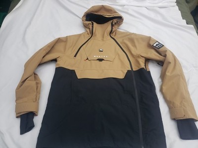 Montec Doom Men's XL Gold Black Insulated Ski Snowboard Jacket Full Zip