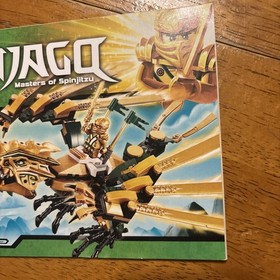 LEGO Ninjago The Golden Dragon (70503) Instruction Manual Book Booklet Only