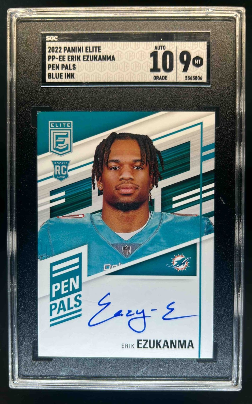 Erik Ezukanma Panini Donruss Elite Pen Pals Autographs #PPEE Blue Ink