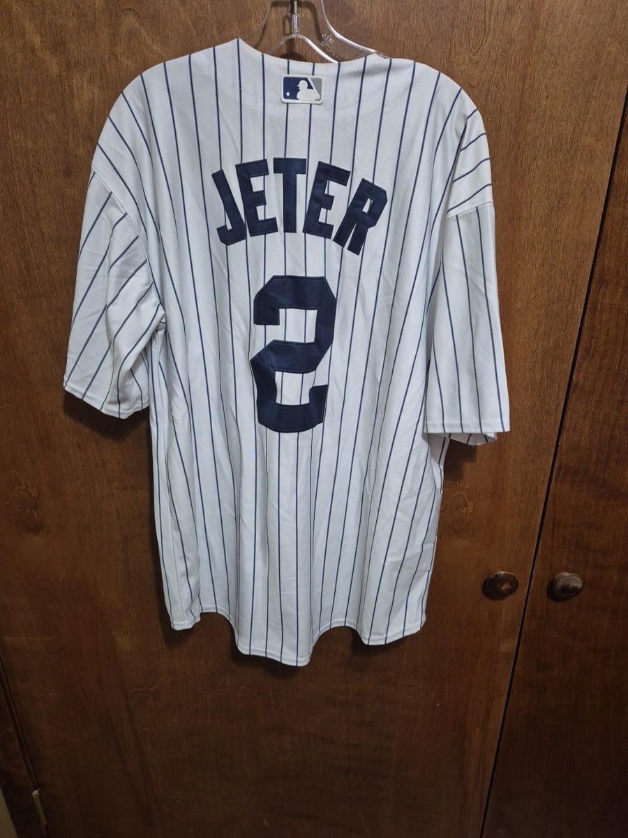 New York Yankees Derek Jeter #2 Jersey Men's Sz 48 Majestic