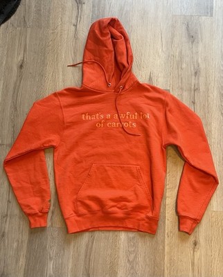 Carrots by Anwar Carrots x Awful Lot of Cough Syrup Orange Hoodie Mens Large