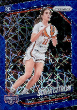 Sonia Citron 2025 Panini Prizm WNBA Blue Velocity Parallel Rookie Card #122