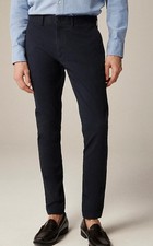 J CREW 250 SKINNY FIT PANT IN STRETCH CHINO NAVY MENS 32x32 NEW SEALED 98