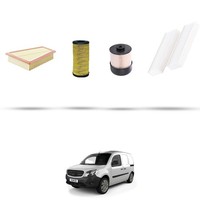 Hoffcar Set Service - 4 Filter FüR Mercedes Citan (W415) 109 CDI 70Kw Von 2019