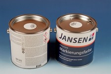 Straßenmarkierungsfarbe WEISS - von Jansen - 2,5 Liter - NEU