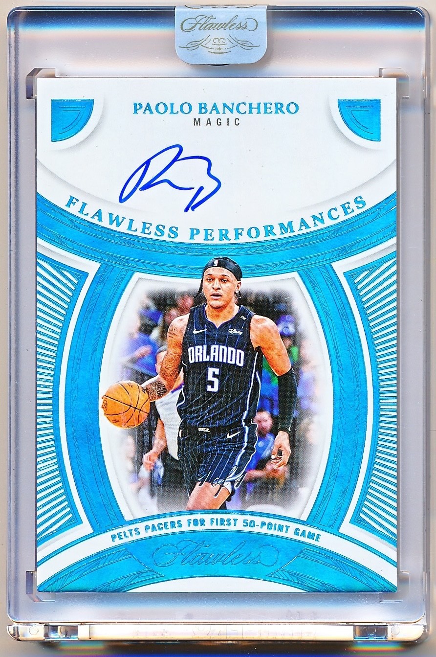 2024-25 Flawless Paolo Banchero Performances Platinum Auto #FP-PBC (1/1)
