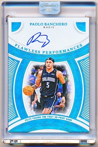2024-25 Flawless Paolo Banchero Performances Platinum Auto #FP-PBC (1/1)