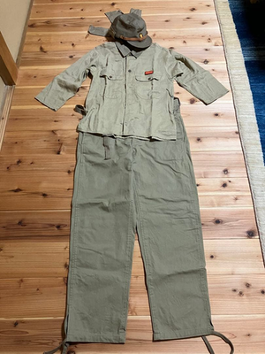 Replica Japanese WWII Soldier Uniform Gear Set with Ammo Pouch WW2