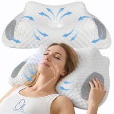 Almohadas Ortopedicas Para Cervical Alivio Dolor Cuello Foam Memory Dormir Bien