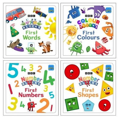 Numberblocks Alphablocks and Colourblocks First Collection 4 Books Set (