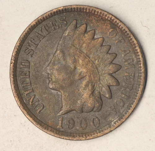 1900 Indian Head Penny - Beautiful XF Coin - Liberty
