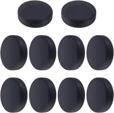 10Pcs Black Button Covers for Jeans Suitable for 18Mm TPU Button Cover Shirt But