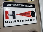 hurst porcelain vintage sign