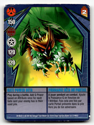 Bakugan Card - Gate Power Beta (Hawktor) - Ability - Promo Gundalian Invaders