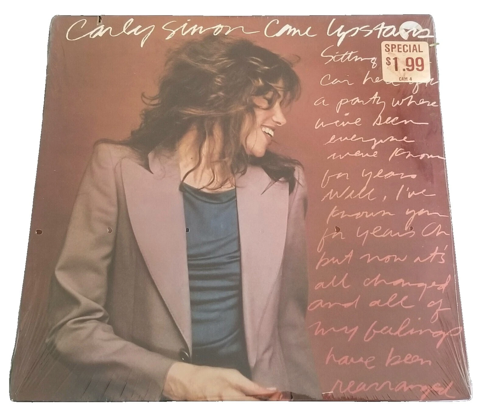 Carly Simon Near Mint (NM or M -) Sleeve Vinyl Records