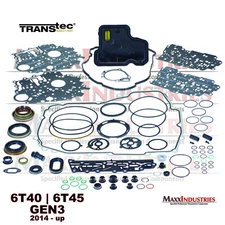 for GM 6T40 6T45 GEN3 Transmission Rebuild Kit Gaskets Rings Seals Transtec 2735