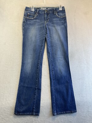 Rock 47 Wrangler Jeans Women 29x31 Bootcut Ultra Low-Rise