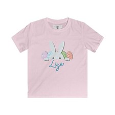 Personalized Easter Bunny Kids Tee, Cute Spring Shirt, Toddler Gift, Easter