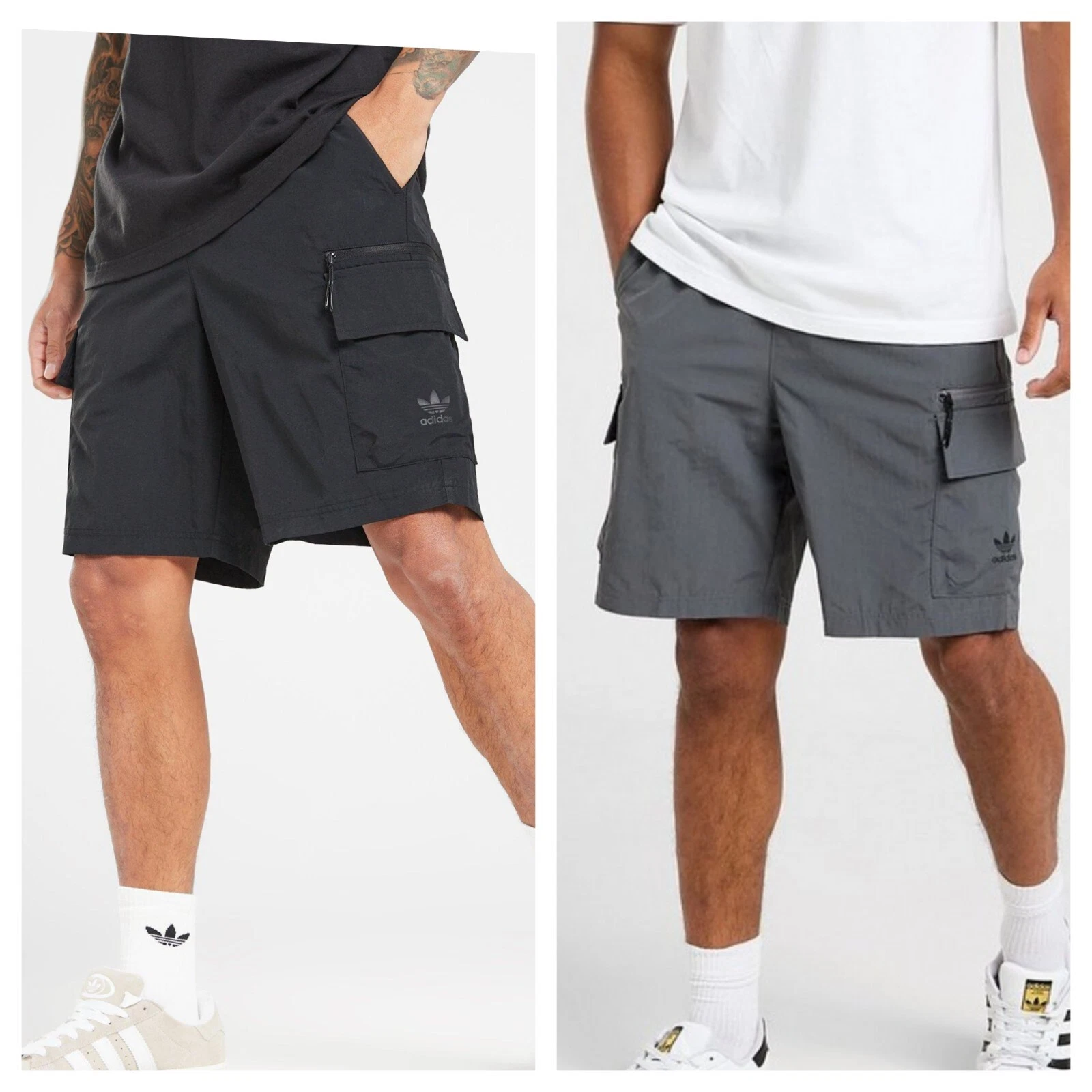 Adidas Mens Originals Cargo Shorts Logo Sports Gym Swimwear S to XXL
Opens in a new window or tab