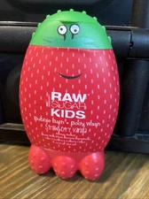 Raw Sugar Kids 2-in-1 Liquid Bubble Bath & Body Wash, Strawberry Vanilla, 12 oz