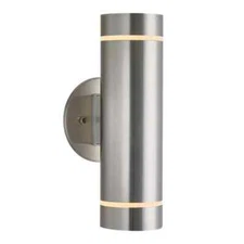 Artika C7 Stainless Steel Modern Outdoor Hardwired Light Cylinder Sconce