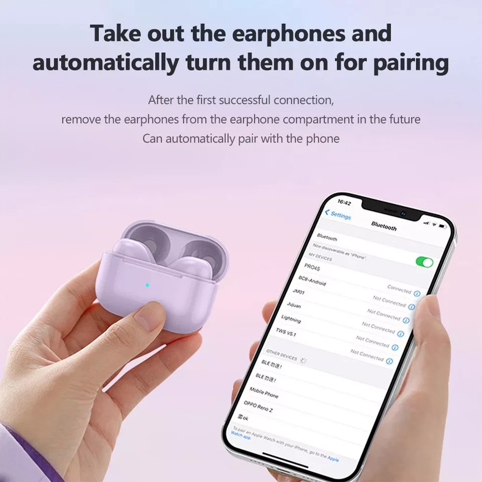 2025 NEW Mini Earbuds Invisible Sleep Headphone Bluetooth 5.2 Earphones Wireless - Image 4 of 4