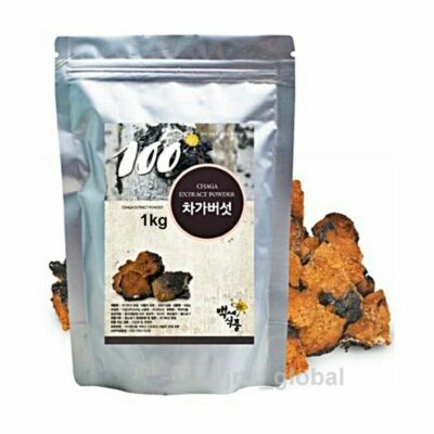1000g Pure Chaga Extrakt Pilzpulver Super Food Hochwertig 1kg + Track