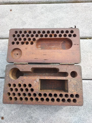 Military Dog Tag Stamping Kit-Marking Outfit for Stamping Metal-US WW1 Military