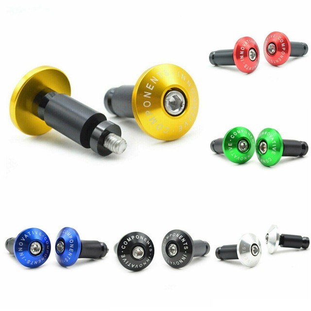 ODI Push-In Bike Handlebar End Plugs Caps fits Flanged Flangeless Grips 1-Pair