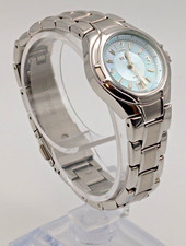 Relic Women Watch ZR11812 Date All Stainless Steel 5 ATM New Battery EUC