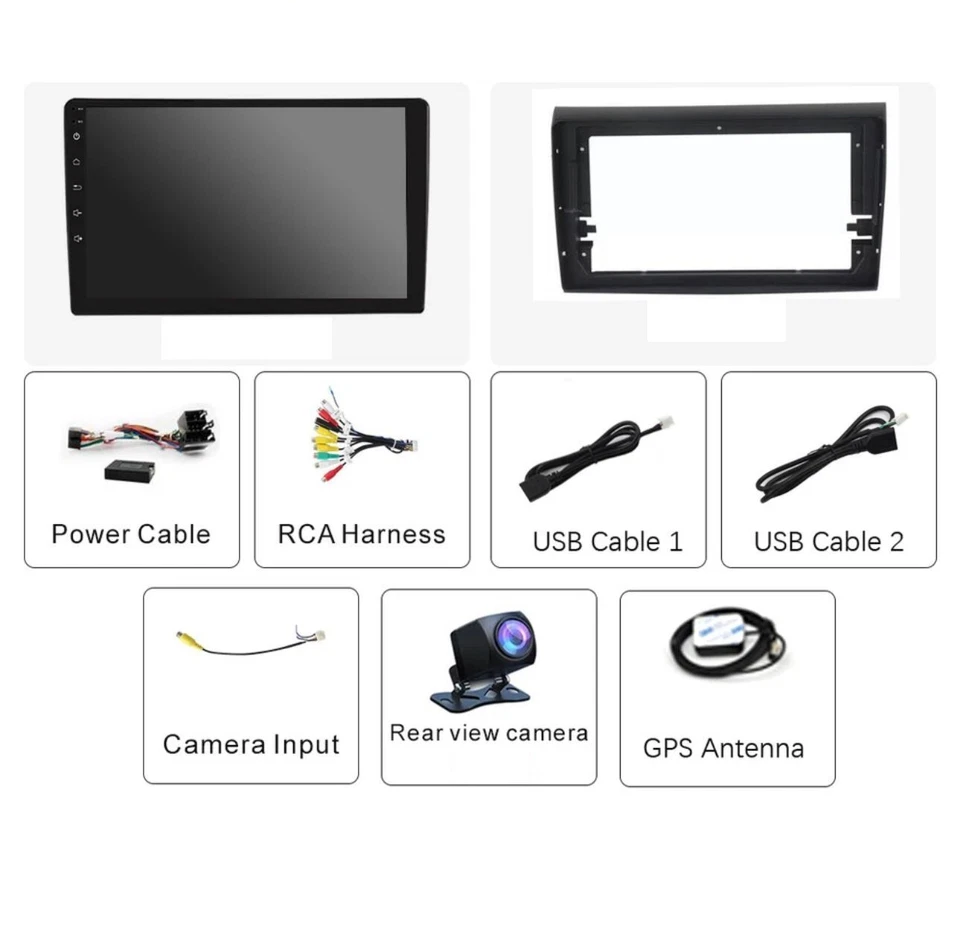 AUTORADIO ANDROID FIAT BRAVO 2007-2012 STEREO AUTO TOUCH 9" POLLICI WIFI 4/64GB - Immagine 4 di 4
