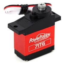 Powerhobby 71TG High Torque Titanium Gear Digital Micro Servo : Hitec 82MG