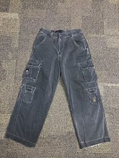 Vintage size 34X30 JNCO commando cargo Y2K skater punk denim jeans Distressed